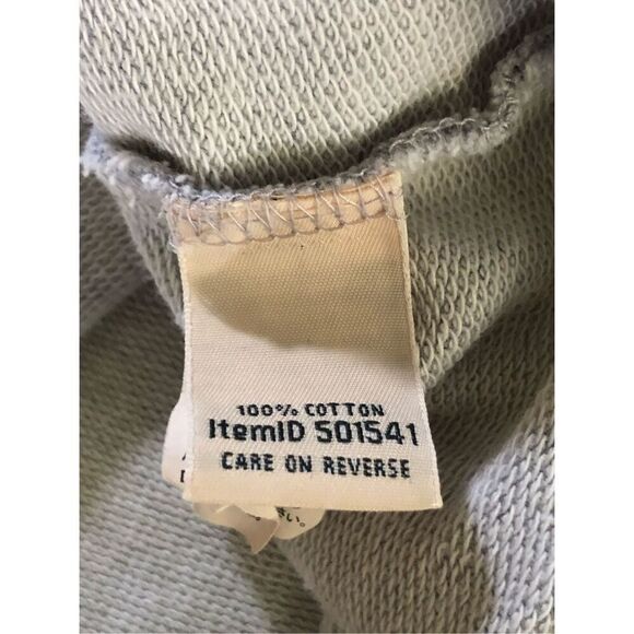 L.L Bean Long Sleeve Henley Sweatshirt Womens Button Cotton SZ L - Picture 10 of 10